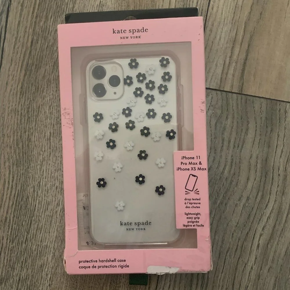 NWT KATE SPADE NEW YORK SCATTERED FLOWERS IPHONE 11 PRO MAX & IPHONE XS MAX CASE